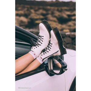 Free People Dr. Martens Jadon Lace-Up Boots